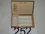 Vintage Gold Toned Pill Bar Case