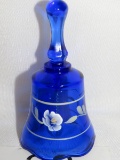 Fenton Artist Signed Handpainted Bell W/Original Label