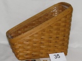 2004 Large Slanted Catalog Basket W/Plastic Insert, Original Pads & Booklet