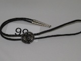 Leather & Metal Western Themed Style Bolo