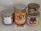 Assorted Candles Including Yankee