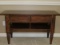 Klaussner Two Drawer Entry Table W/Bottom Shelf