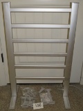 Aluminum Towel Dryer/Warmer Rack With Attachments & Instructions