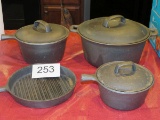 Cast Iron Cookware(NO HANDLES)