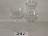 Wine Glasses W/Zippered Glass Storage