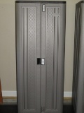 6ft Suncast 2 Door Locking Storage Cabinet W/Adjustable Shelves