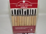 10 Piece Wood Carving Knives By Woodcraft