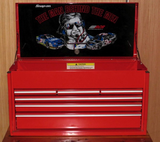 SNAP-ON Richard Childress 6 Drawer Tool Chest W/Key & Padded Drawer Lining