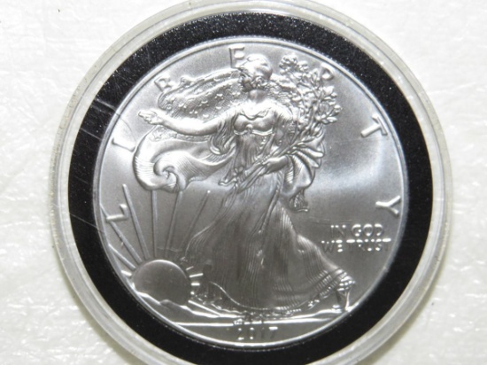 2017 "Walking Liberty" 1 Ounce Siver Coin By American Silver Eagle