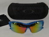 Oakley Royal Blue Sunglasses W/Case & Cloth