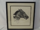 Super Detailed Artist Signed Horse Print