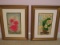 POSH Italy Bias-Relief(3D) Framed Lillies & Roses