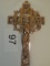 Solid Brass Crucifix W/Gloss Coating