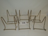 Gold Tone Metal Rope Style Frame/Plate Holders