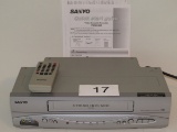 Sanyo 4 Head HiFi VCR W/Remote Model #VWM-950