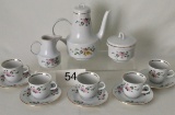 Wonderful German Democratic Republic Porcelain Bone China Coffee Set