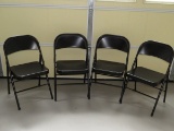 Cosco Black Metal Folding Chairs