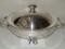 NICE Italian Handled Silver Plate Lidded Highly Polished Serving Dish