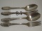 Antique French Boulanger Blanc Forks & Spoons