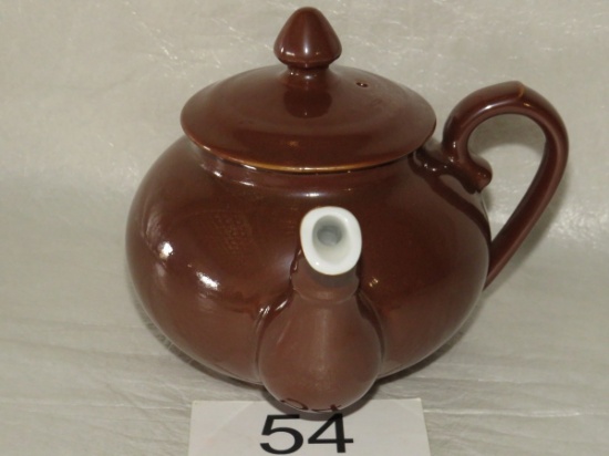 Pillivuyt France Porcelain Side Spout Handled Lidded Teapot