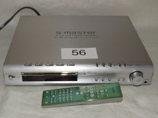 Sony S-Master 5.1 Channel Full Digital Amplifier 5 Disc CD/DVD Player W/Remote & Wiring