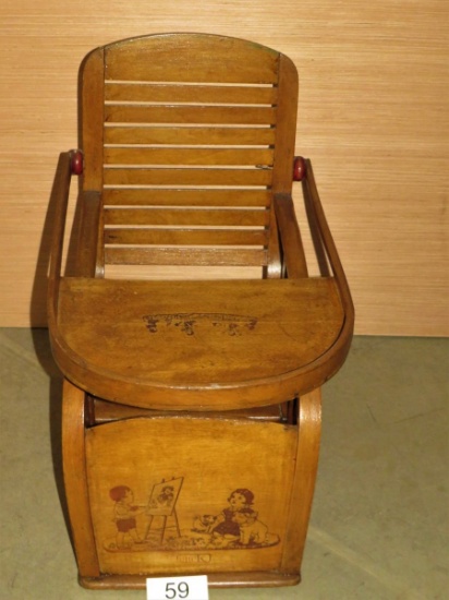Unique TORCK Combination Child's Potty/High Chair