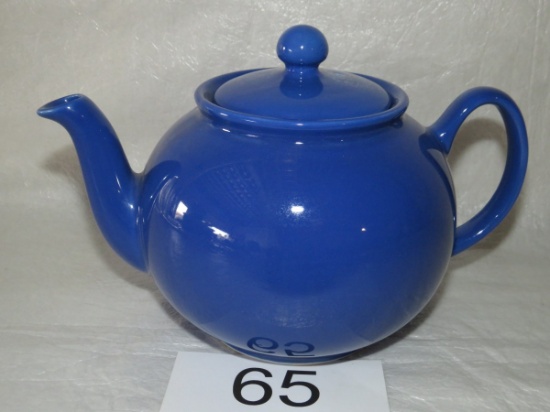 "Pristine England" Navy Blue Teapot