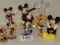 Assorted Disney Figures Including Mickey Bank