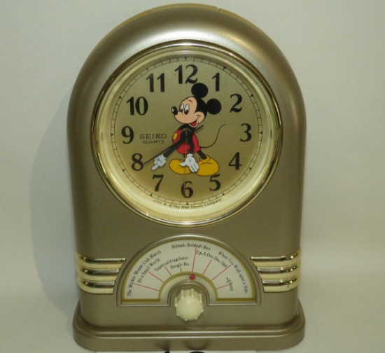 Seiko Mickey Mouse Sing Along Musical Alarm Clock