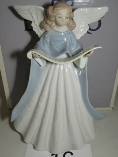 1993 Lladro Porcelain "Angel Tree Topper" #05962