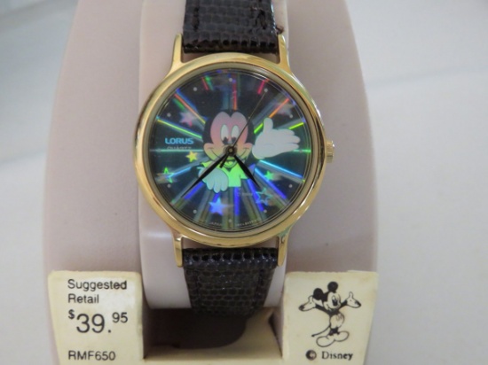 LORUS Walt Disney Mickey Holographic Dial Watch