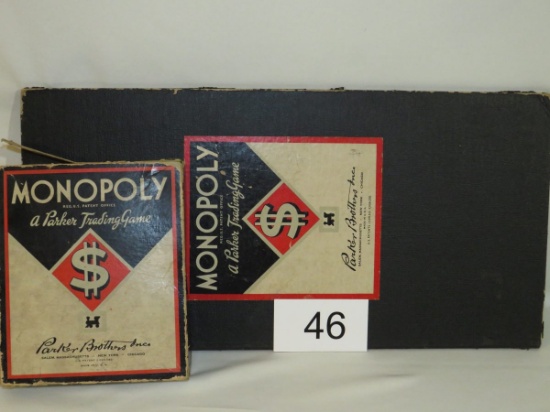 Vintage Parker Brother's Monopoly Game
