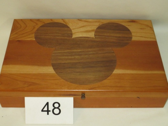 1995 Amazing Inlaid Wood Mickey Mouse Picture Card Album