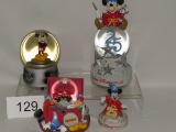 Disney Musical Snow Globes Including 75th Anniversary