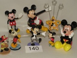 Assorted Disney Figures Including Mickey Bank
