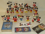 Assorted Disney Mickey & Minnie Miniatures & Pins