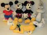 Plush Disney & Bugs Bunny