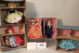 Madame Alexander Beauty, Red Riding Hood, Beast, Bo-Peep & Miss Muffet Dolls