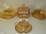 Vintage Merigold Carnival Covered Candy & Dishes