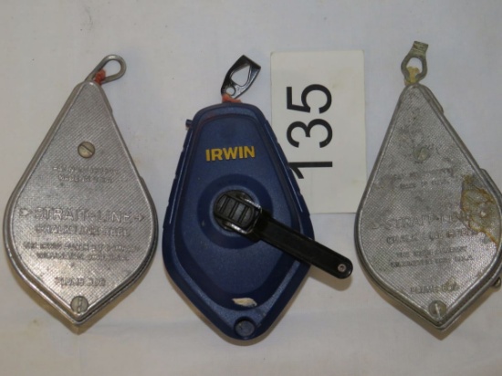 IRWIN & STRAIT-LINE Chalk Line Reels