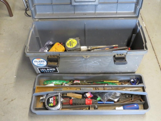 FLAMBEAU 22" Plastic Toolbox W/Assorted Tools
