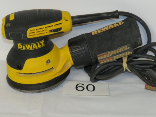 DEWALT Orbit Palm Sander W/Dustbag Model #DWE6423