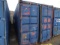 40' Overseas Storage Container/Office, with 17' rear storage area, 27' fron