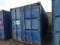40' Overseas Storage Container, with shelves. (#800-11) (Contents Not Inclu