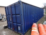 40' Overseas Storage Container, with shelves (#800-02)