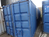 40' Overseas Storage Container, insulated with electric heat, window air co
