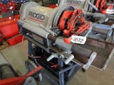 RIDGID 1224 Portable Pipe Threader, with reamer, cutter, and self-contained