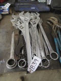 Combination Wrench Set and Crescent Wrenches