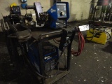 MILLER Invision 304P Welder with wire feeder and cart