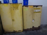 (2) Flammable Liquids Cabinets and Contents